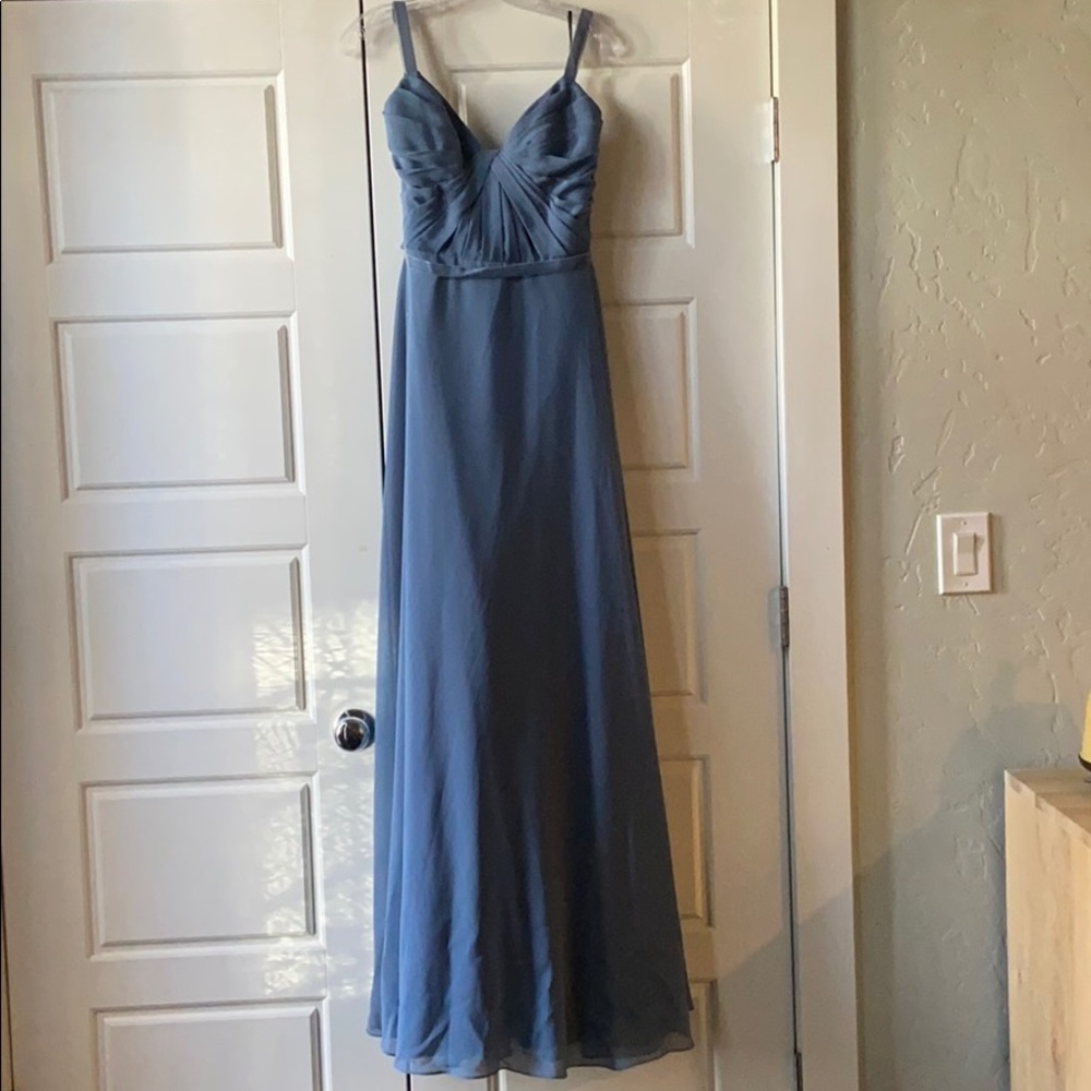 Sorella Vita blue stone bridesmaid dress